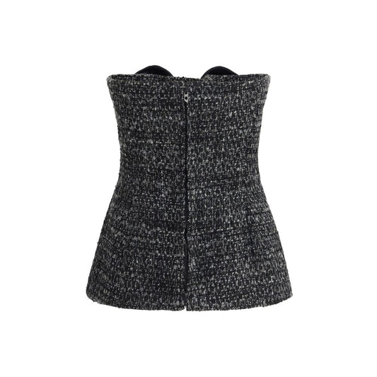 Diesel Graues Polyester-Top