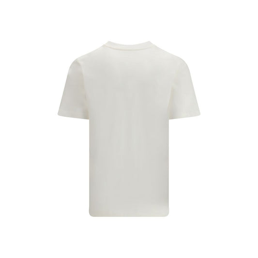 Jil Sander T-Shirt aus Baumwolle in Creme