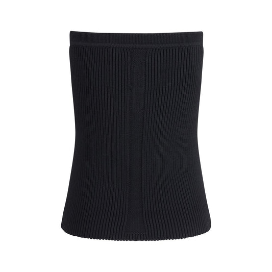 Rick Owens Schwarzes Woll-Bandeau-Top