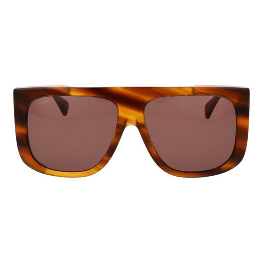 Max Mara Braune Sonnenbrille aus Acetat