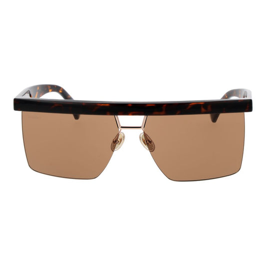 Max Mara Braune Sonnenbrille aus Kunststoff