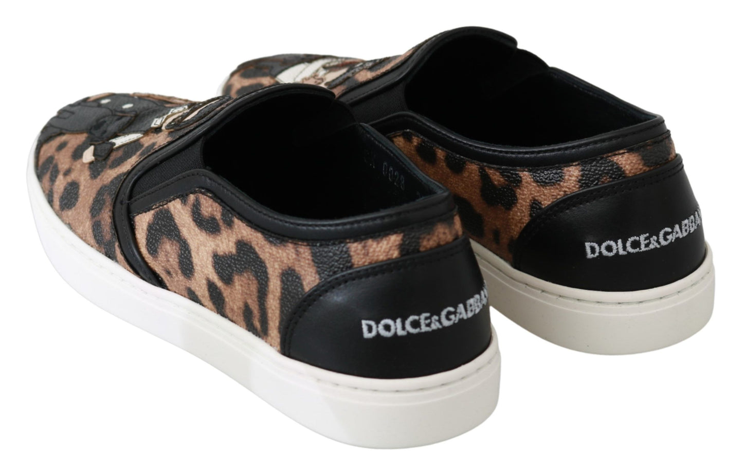 Dolce & Gabbana Leder Leopard #dgfamily Loafers Schuhe