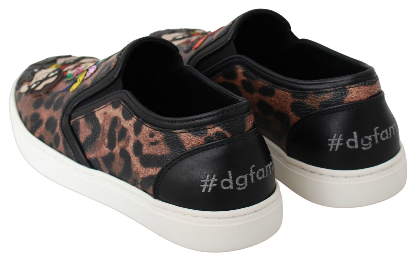 Dolce & Gabbana Leder Leopard #dgfamily Loafers Schuhe