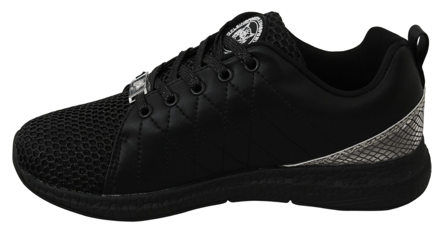 Philipp Plein Schwarz Casual Running Turnschuhe Schuhe