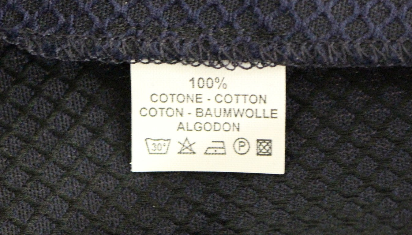 Andrea Incontri Blaue Cropped-Hose aus Baumwolle