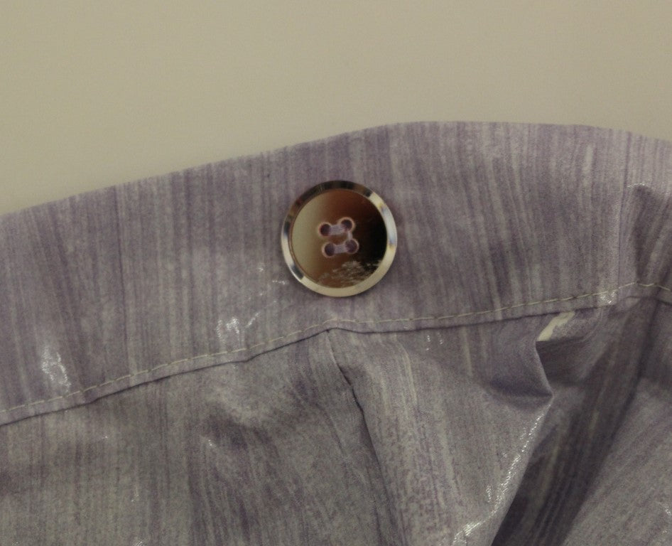 Licia Florio Violetter Wickelrock aus Viskose über dem Knie