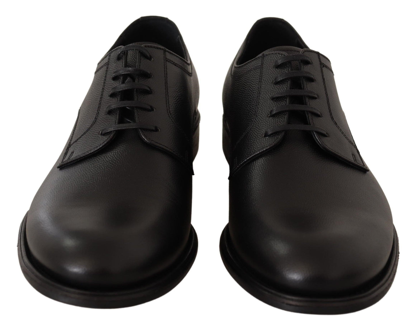 Dolce & Gabbana Schwarze Lederschnürschuhe für Herren Formaler Derby