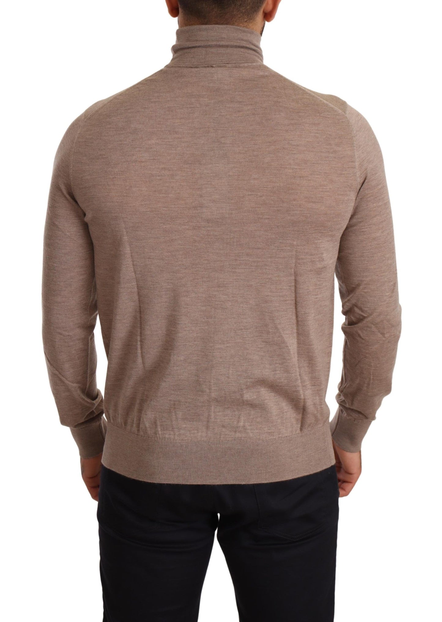 Dolce & Gabbana Brauner Kaschmir-Rollkragenpullover