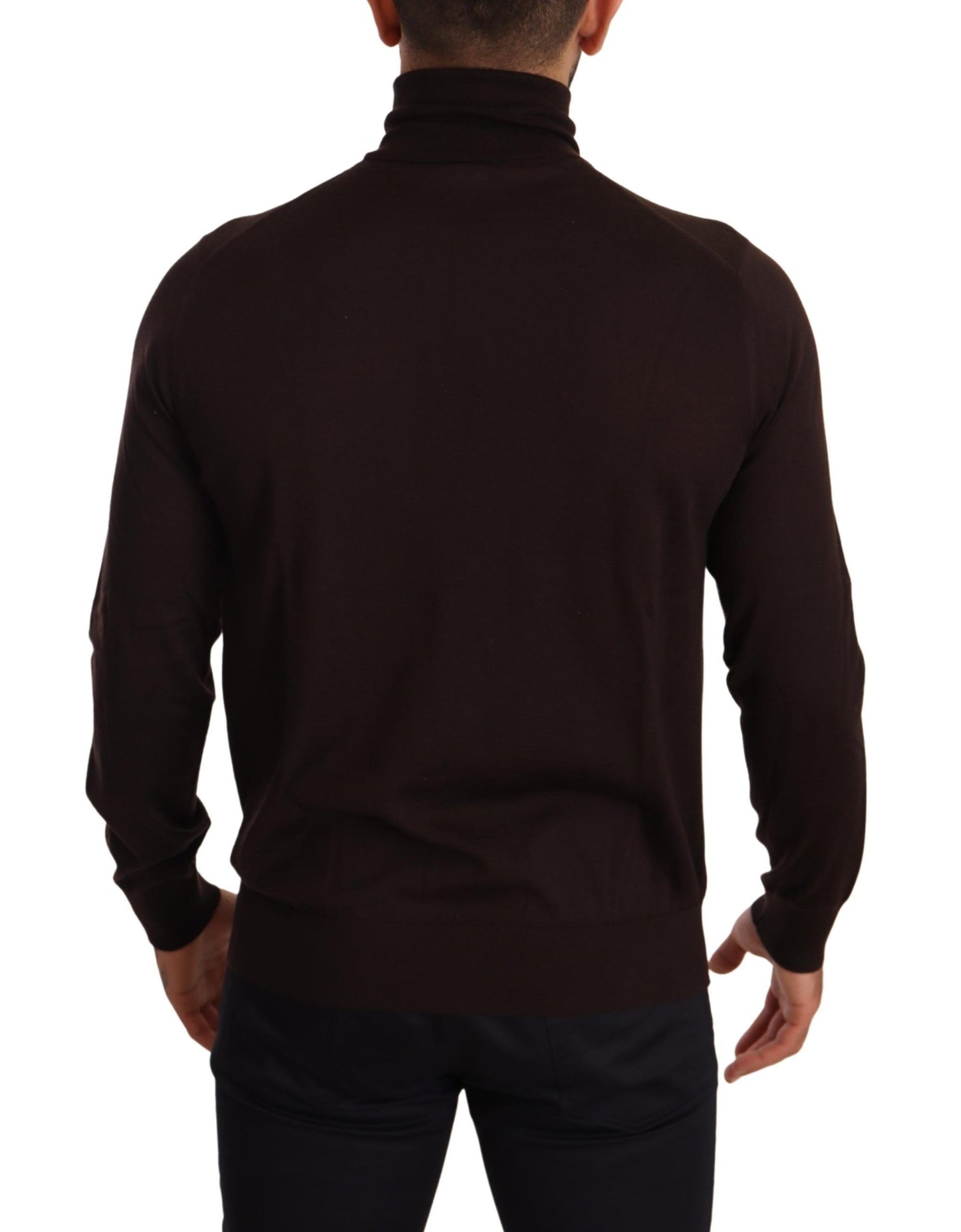 Dolce & Gabbana Brauner Kaschmir-Rollkragenpullover