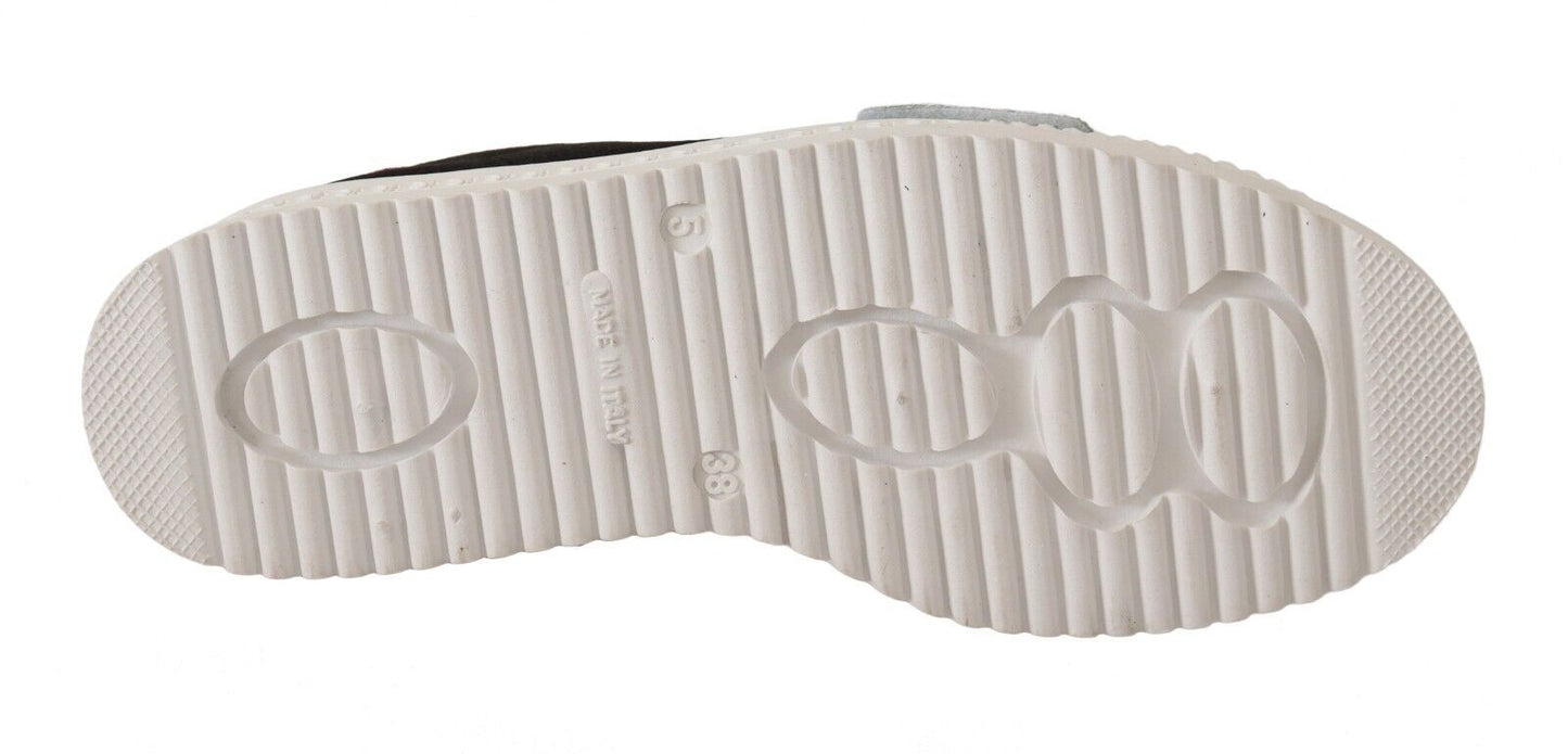 GCDS Multicolor Wildleder Low Top Lace Up Frauen Sneakers Schuhe