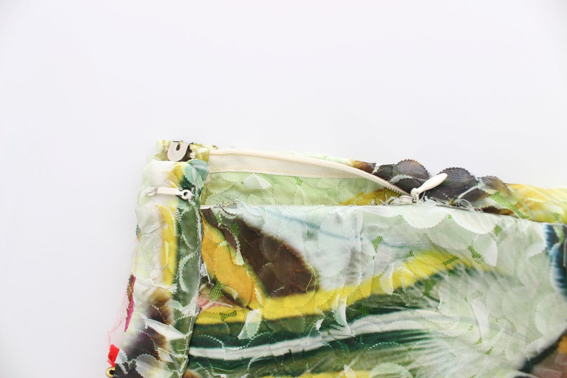 Lanre Da Silva Ajayi Multicolor Organza-Bleistiftrock