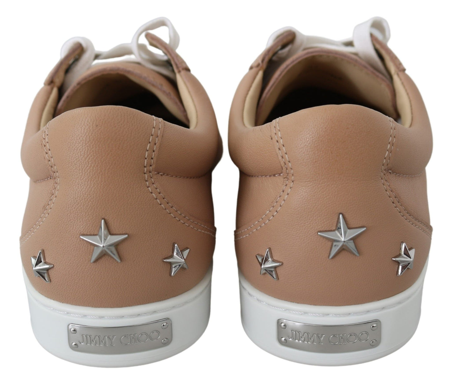 Jimmy Choo Puderrosa Nappaleder-Sneakers