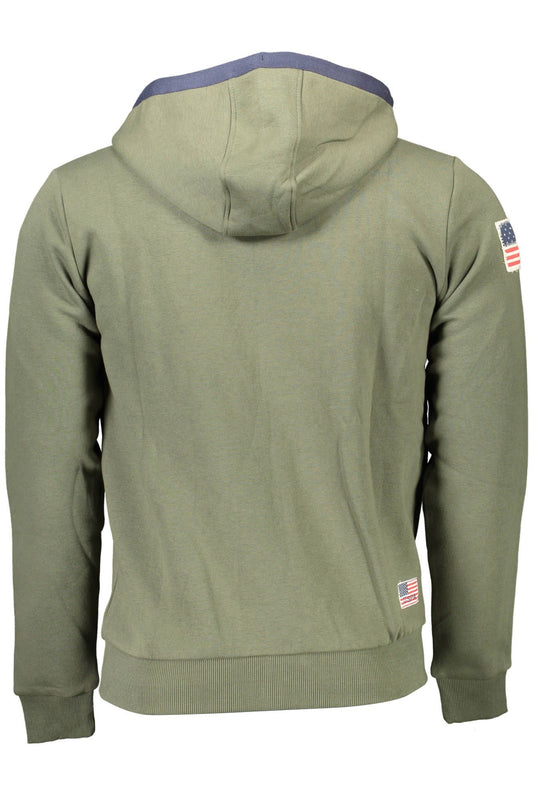 U.S. POLO ASSN. Grüner Baumwollpullover für Männer