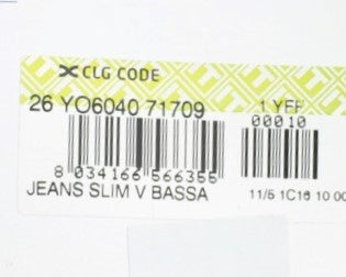 Cavalli Blaue Straight Fit Stretch Jeans aus Baumwolle