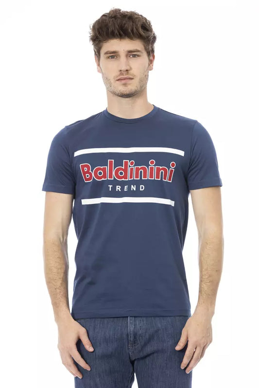 Baldinini Trend Baumwoll-T-Shirt für Herren in Blau