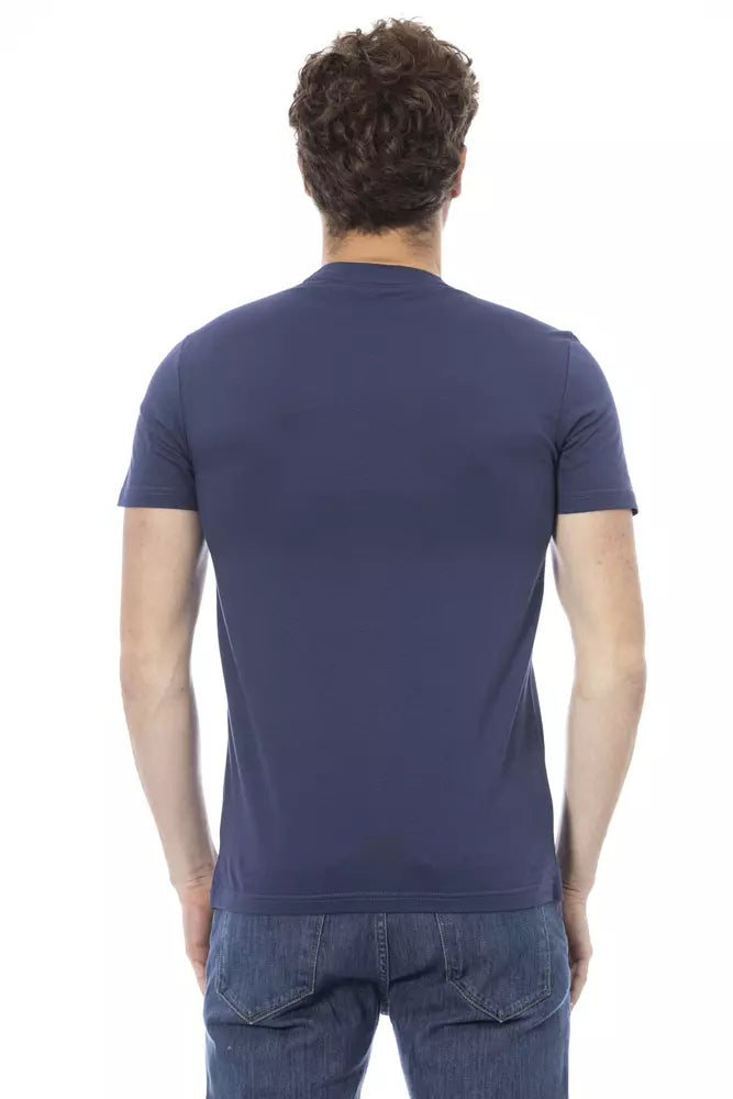 Baldinini Trend Baumwoll-T-Shirt für Herren in Blau