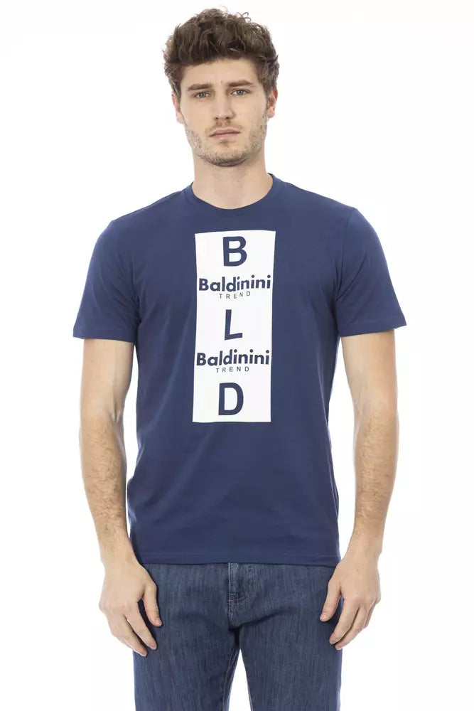 Baldinini Trend Baumwoll-T-Shirt für Herren in Blau