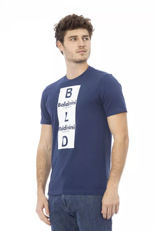 Baldinini Trend Baumwoll-T-Shirt für Herren in Blau