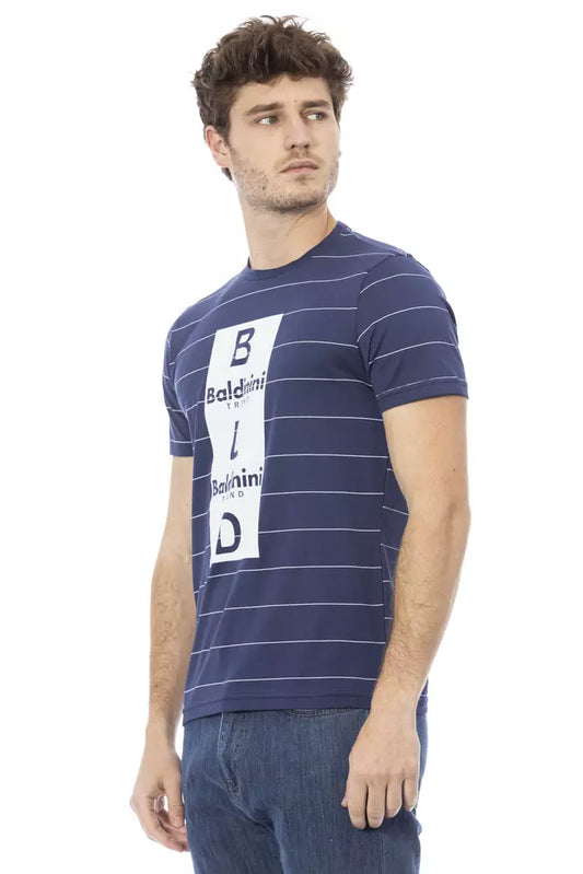 Baldinini Trend Baumwoll-T-Shirt für Herren in Blau