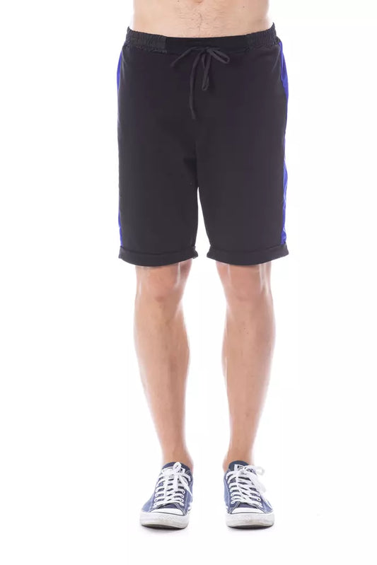 Verri Schwarze Baumwoll-Shorts für Herren