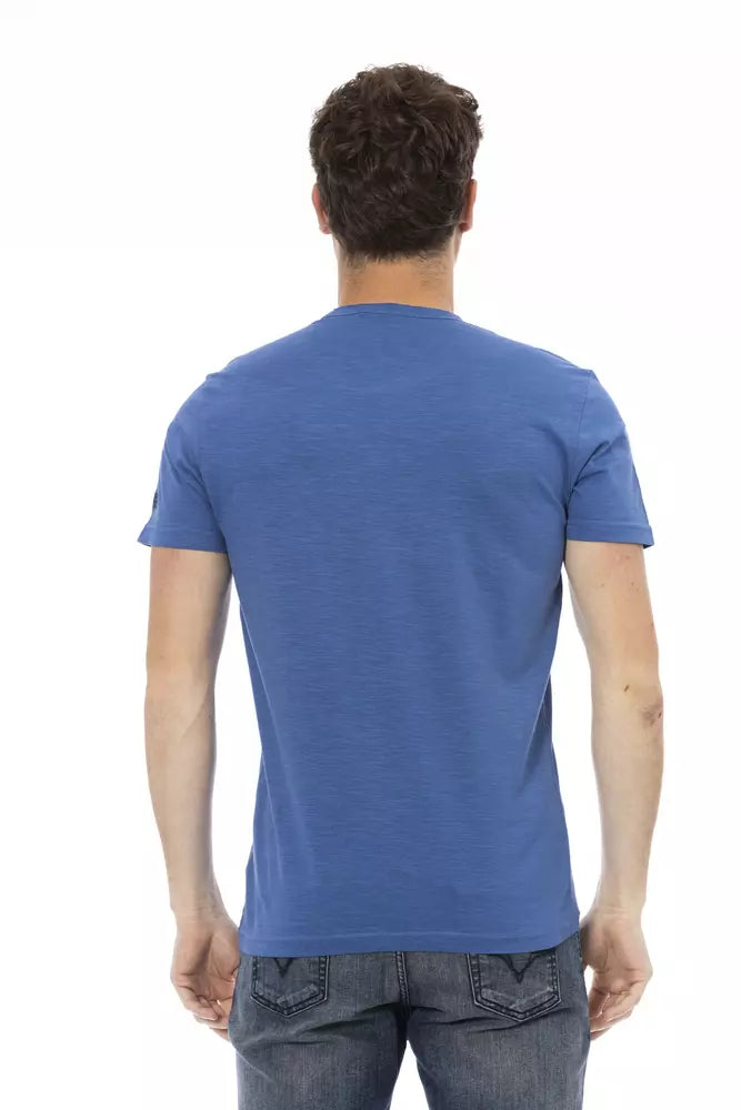 Trussardi Action Baumwoll-T-Shirt für Herren in Blau