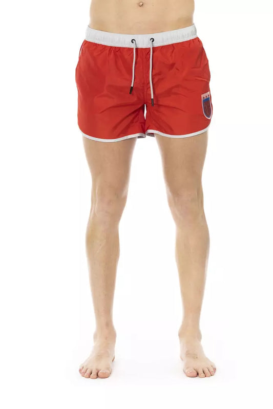 Bikkembergs Rote Badeshorts aus Polyester für Herren