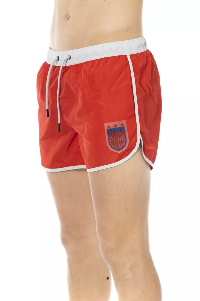 Bikkembergs Rote Badeshorts aus Polyester für Herren