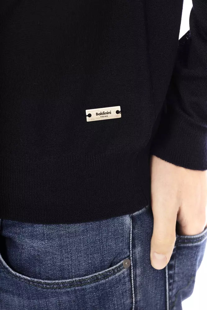 Baldinini Trend Blauer Stoffpullover für Herren