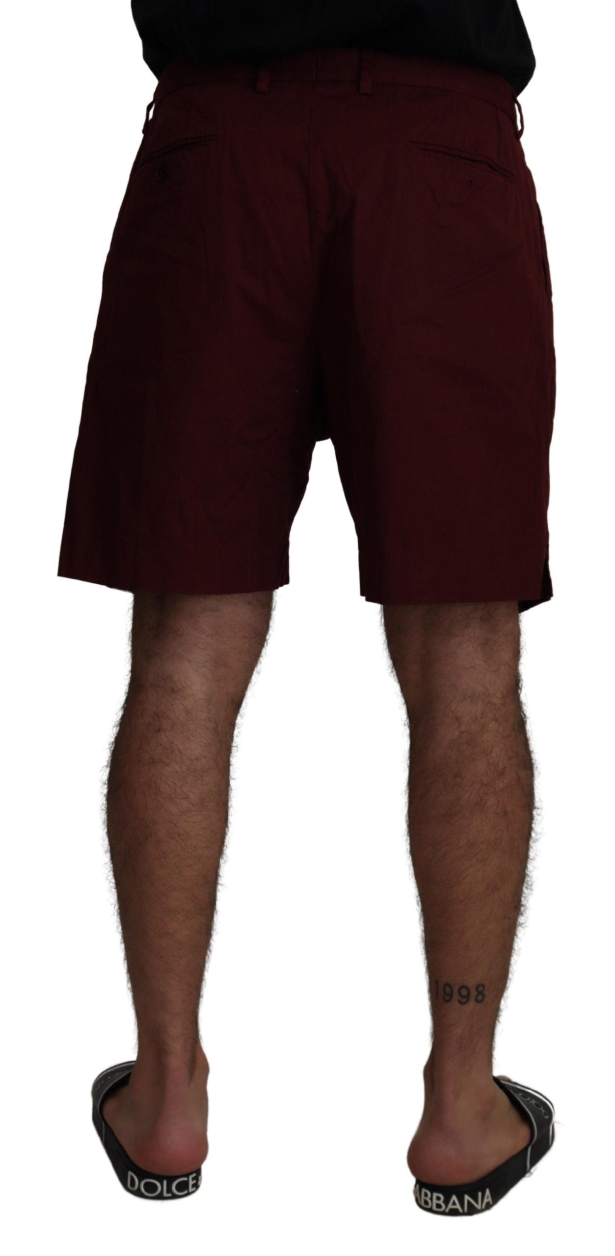Dolce & Gabbana Kastanienbraune Bermudas aus Baumwolle Casual Shorts