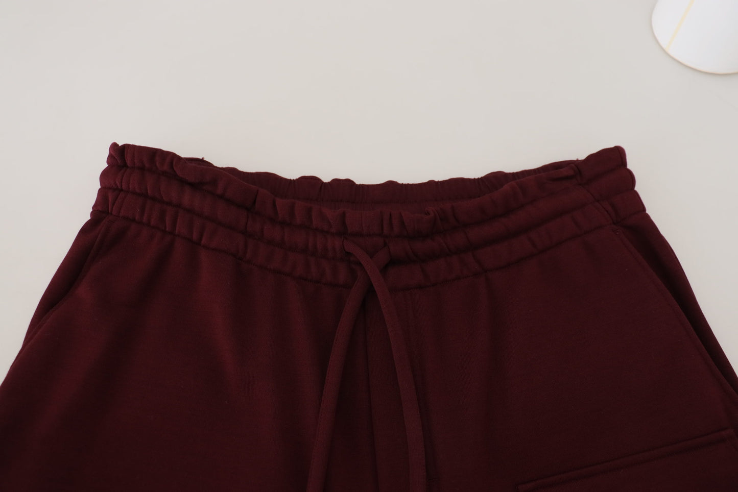 Dolce & Gabbana Maroon Bermuda Cargo Herren Shorts
