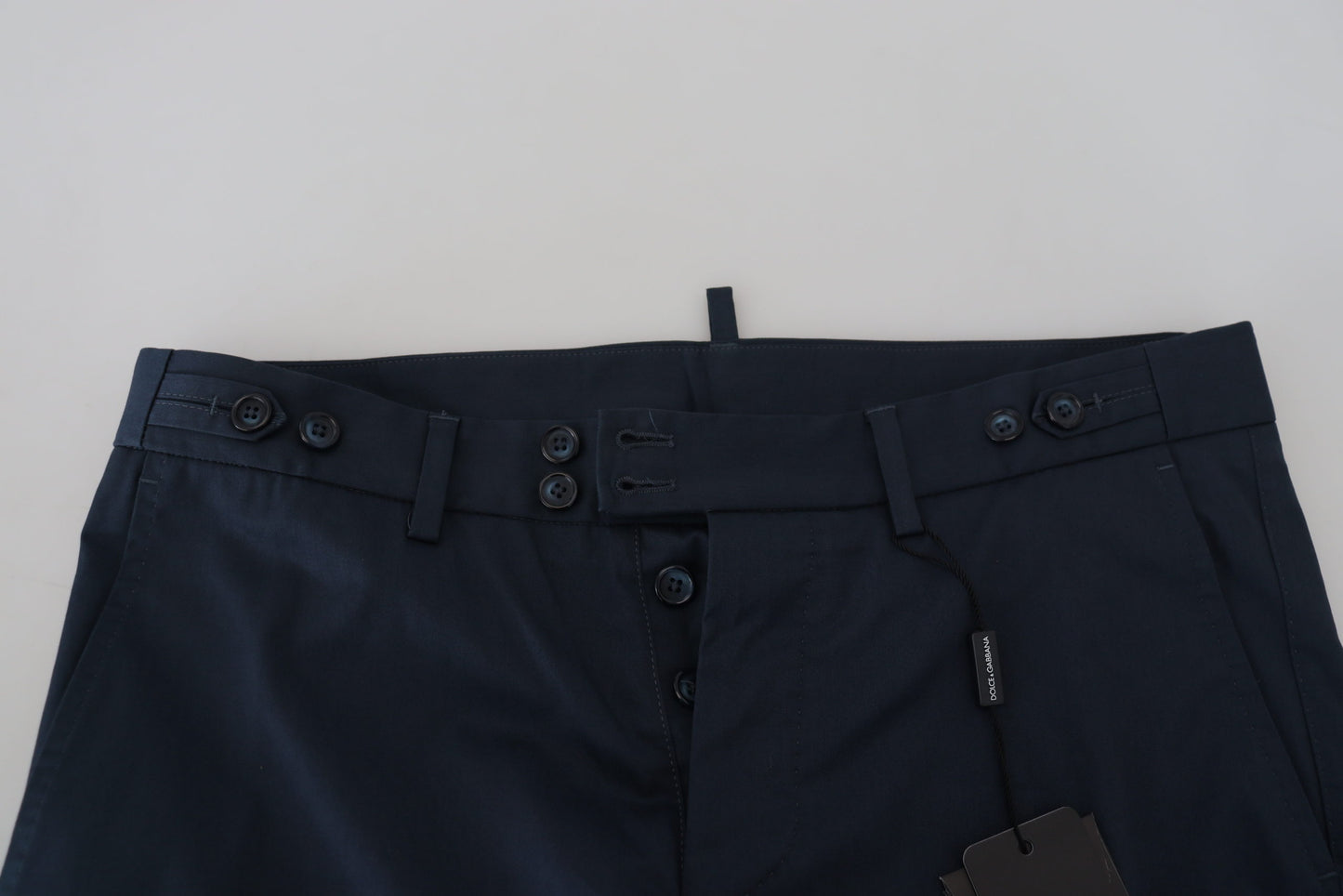 Dolce & Gabbana Blaue Bermudas mit niedriger Taille für Männer Shorts