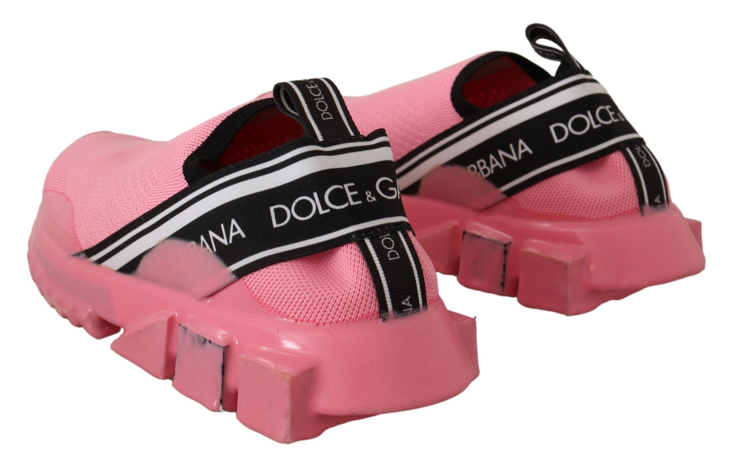 Dolce & Gabbana Rosa Low Top Slip On Casual Sorrento Turnschuhe
