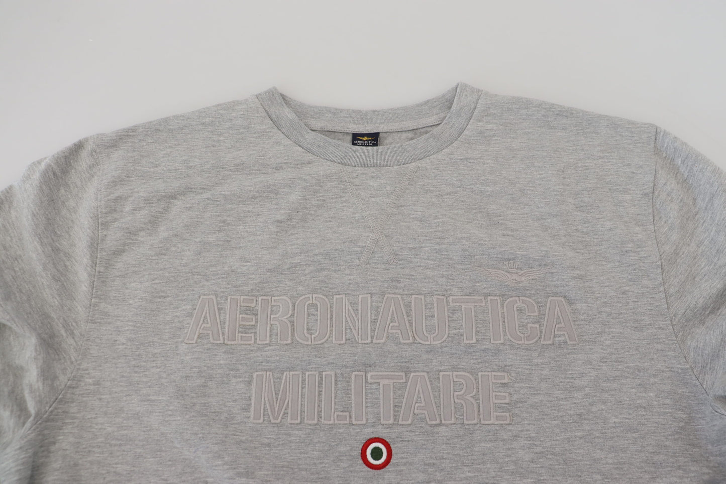 Aeronautica Militare Grauer Herren Pullover Sweatshirt Pullover