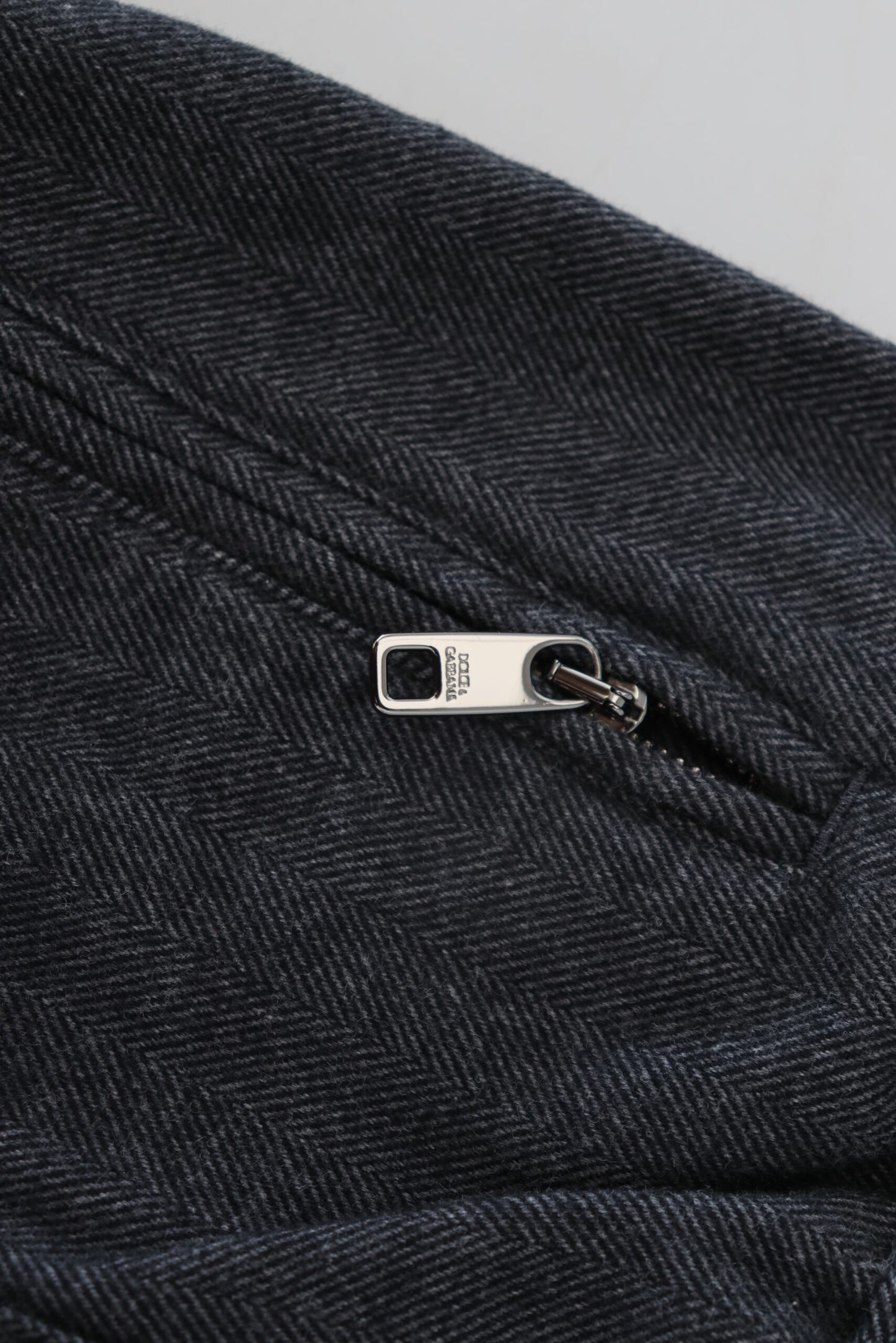 Dolce & Gabbana Graue Baumwoll-Jogger-Hose für Männer