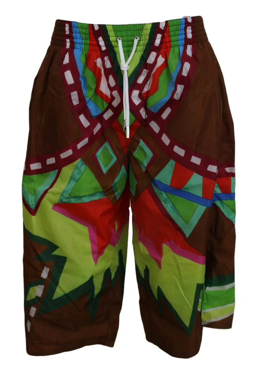 Dsquared² Multicolor Bedruckte Herren Strandbekleidung Shorts Bademode