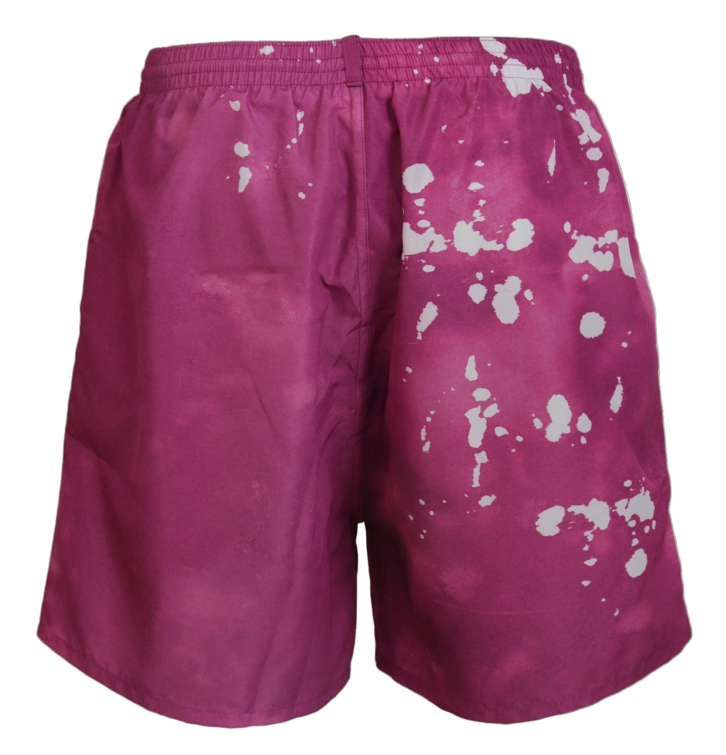 Dsquared² Rosa Tie Dye Logo Herren Strandbekleidung Shorts Bademode