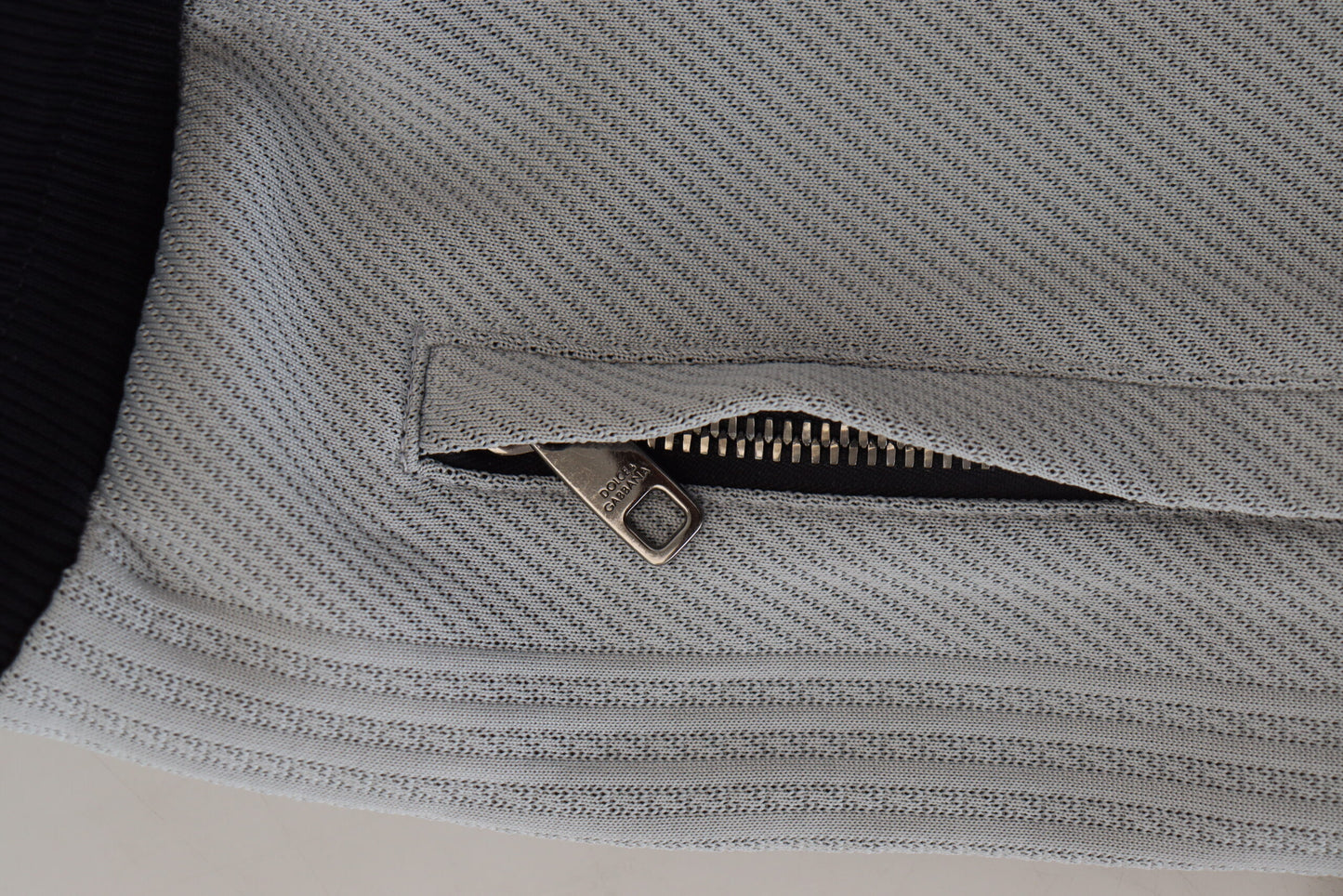 Dolce & Gabbana Graue Polyester-Sweatpants Jogger-Hose