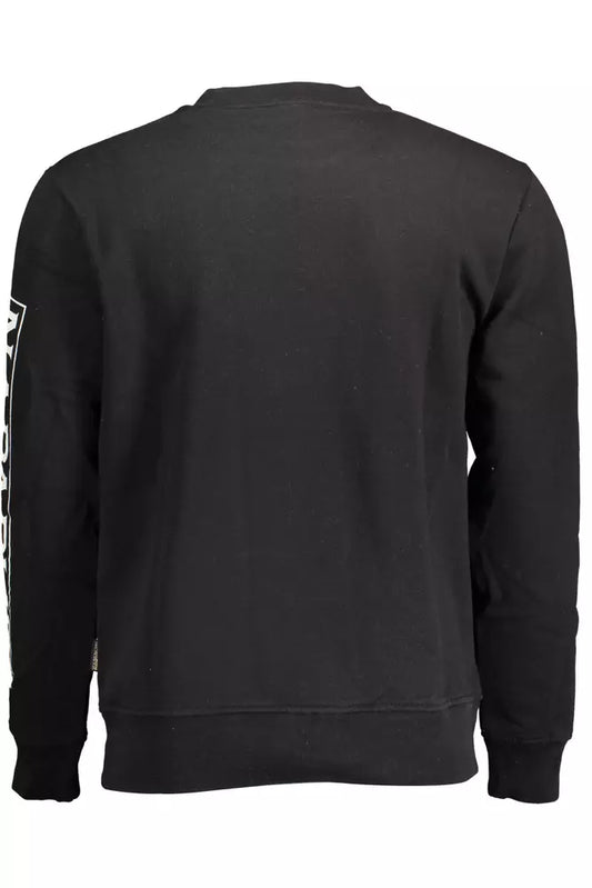 Napapijri Peppen Sie Ihren Stil mit einem eleganten schwarzen Sweatshirt auf