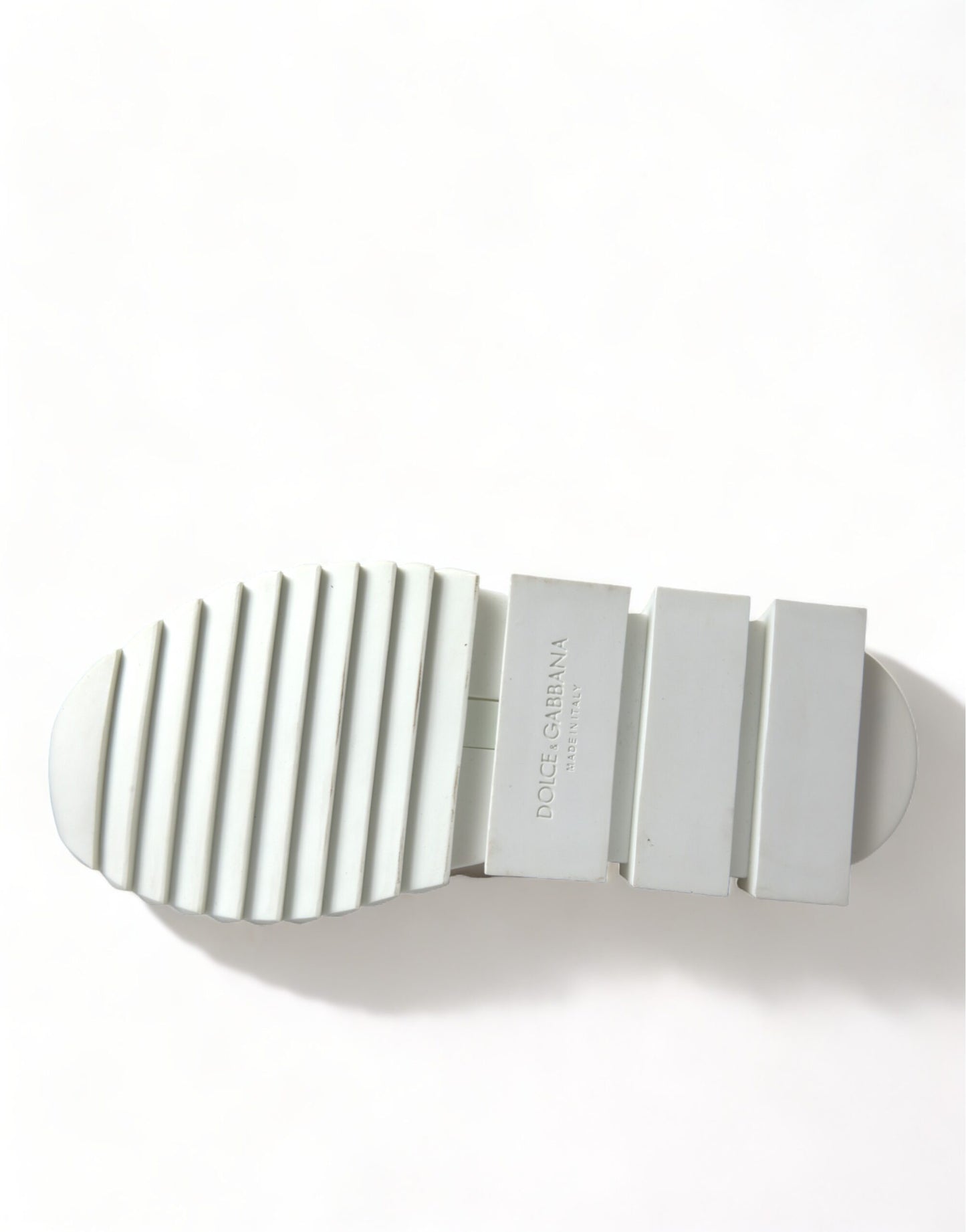 Dolce & Gabbana Weiß Beige Sorrento Socken Sneakers Schuhe