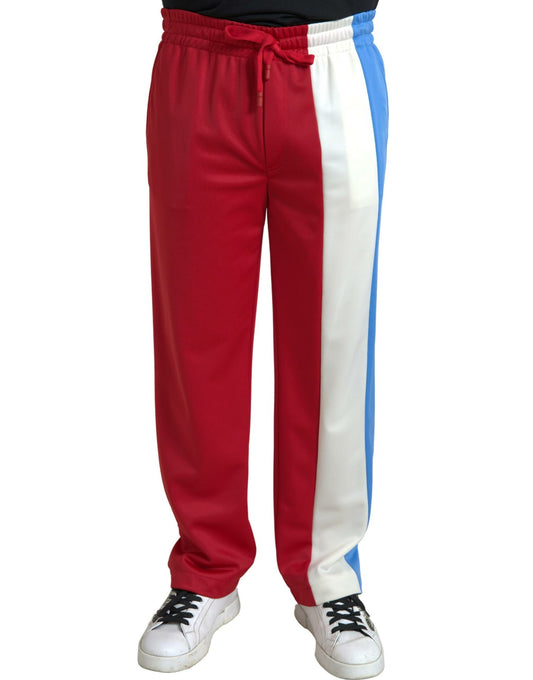 Dolce & Gabbana Multicolor Polyester Herren Sweatpants Hosen