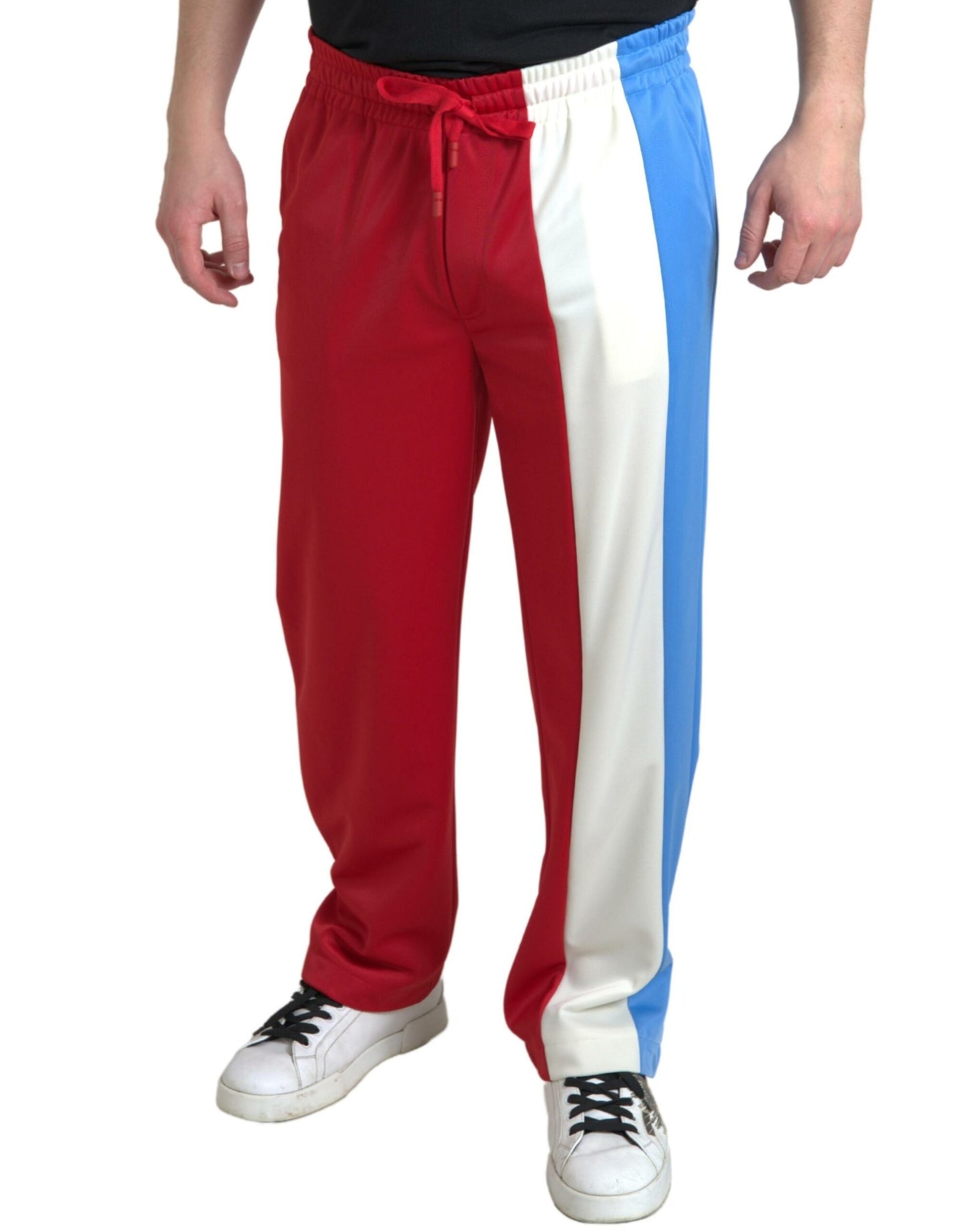 Dolce & Gabbana Multicolor Polyester Herren Sweatpants Hosen