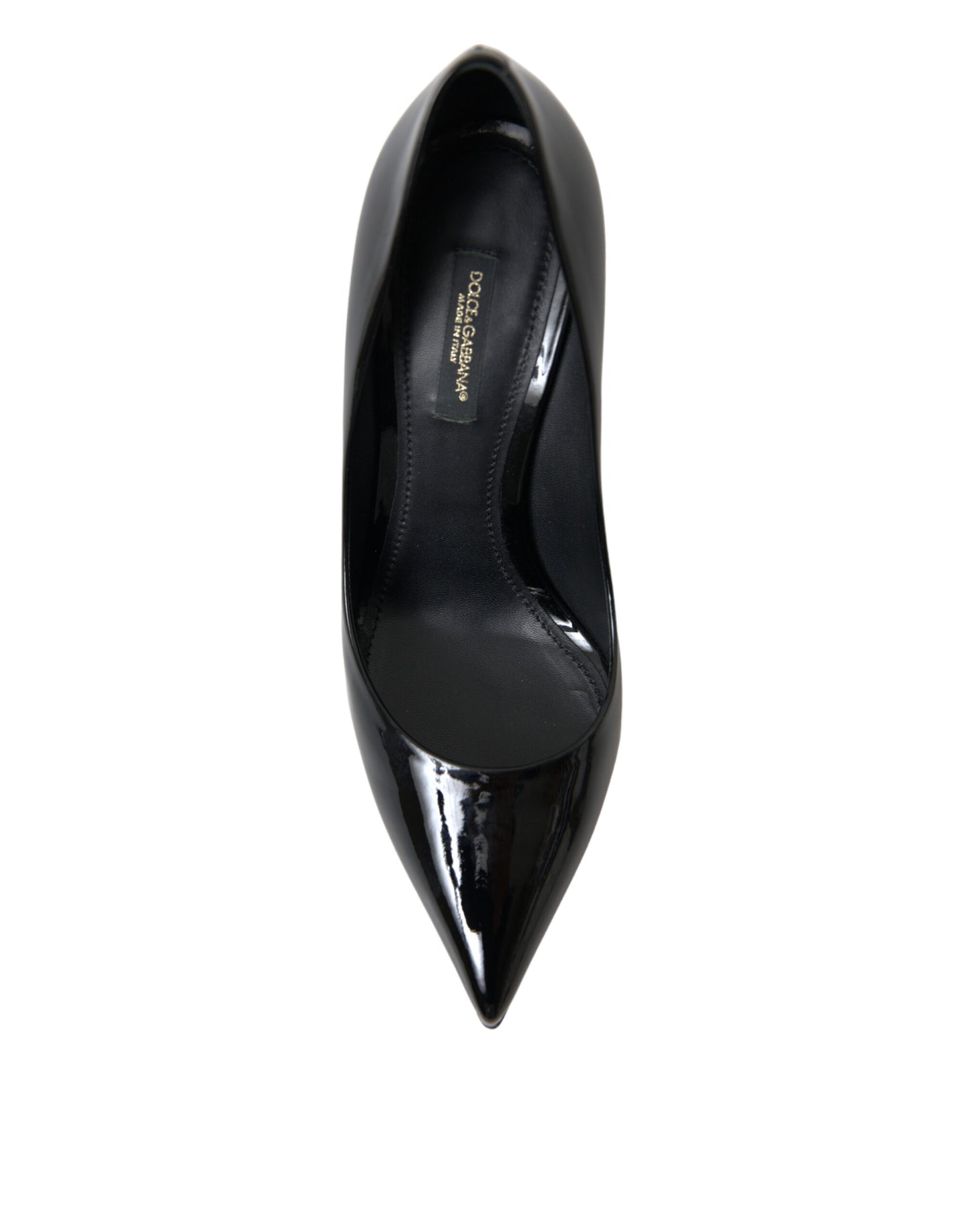 Dolce & Gabbana Schwarz Lackleder Pumps Heels Schuhe
