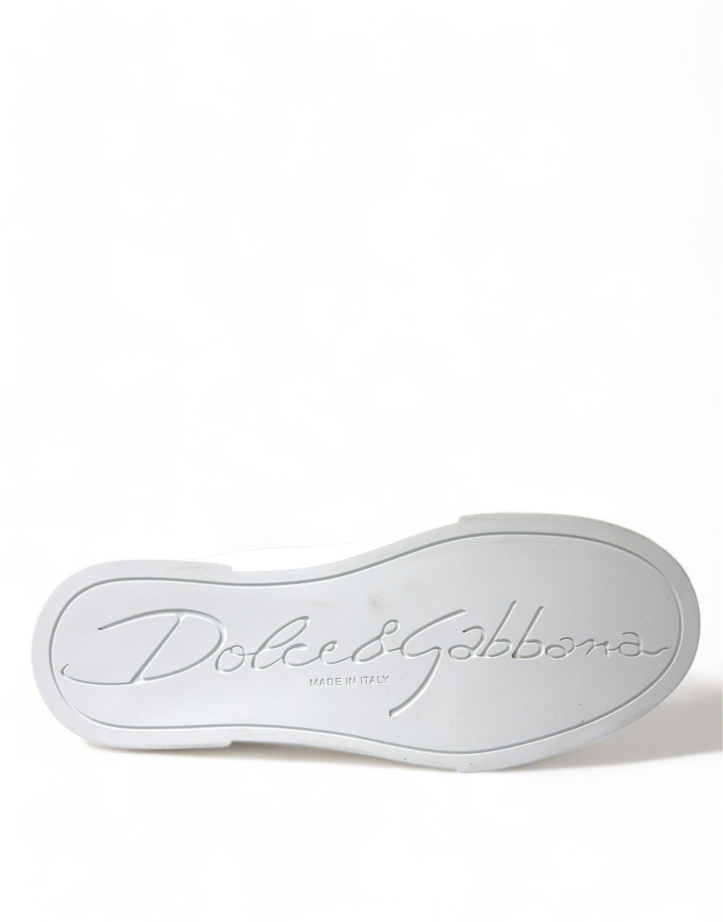 Dolce & Gabbana Weiß Love Patch Portofino Klassische Turnschuhe Schuhe
