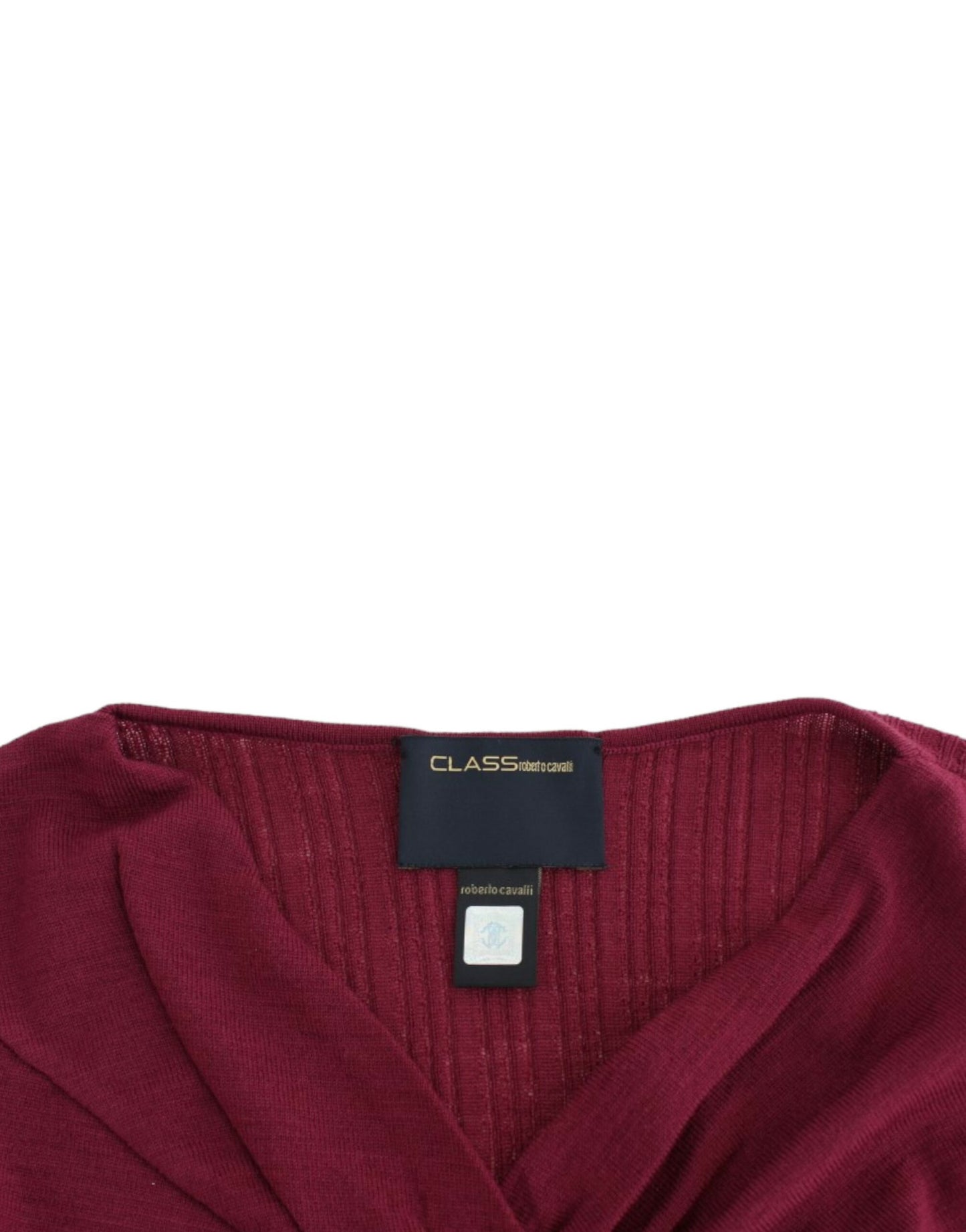 Cavalli Lila Wollstrickpullover