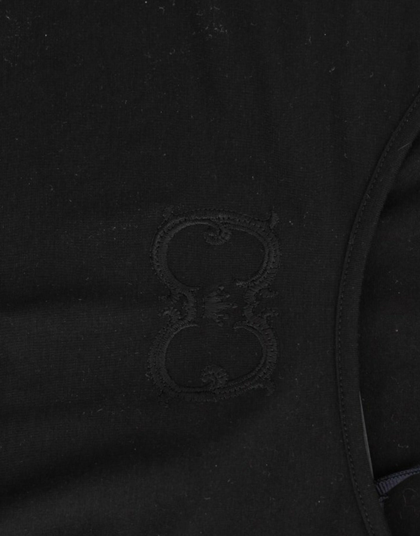 Cavalli Schwarzes Baumwolltop