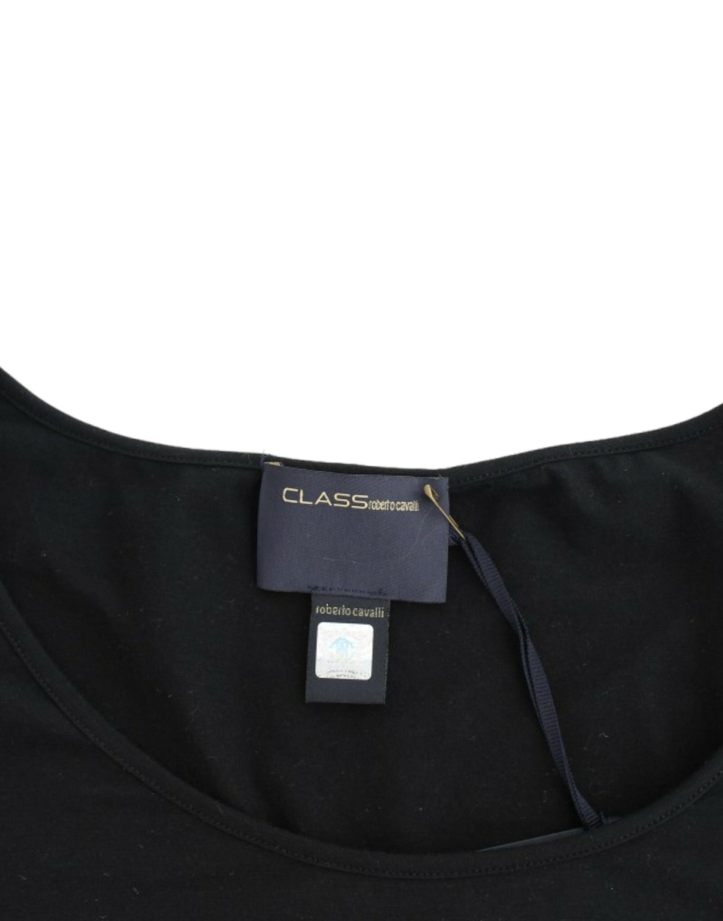 Cavalli Schwarzes Baumwolltop