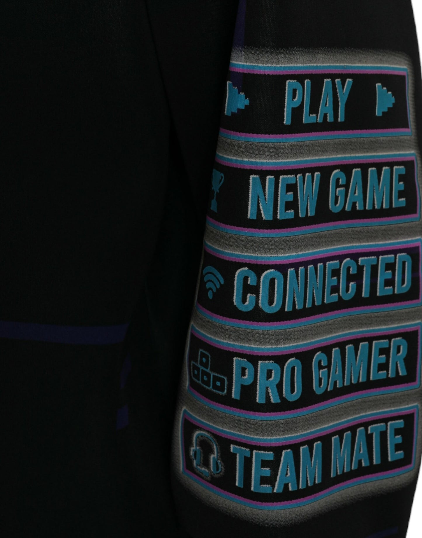 Dolce & Gabbana Schwarzes Logo Print Sweatshirt mit Kapuze Pullover