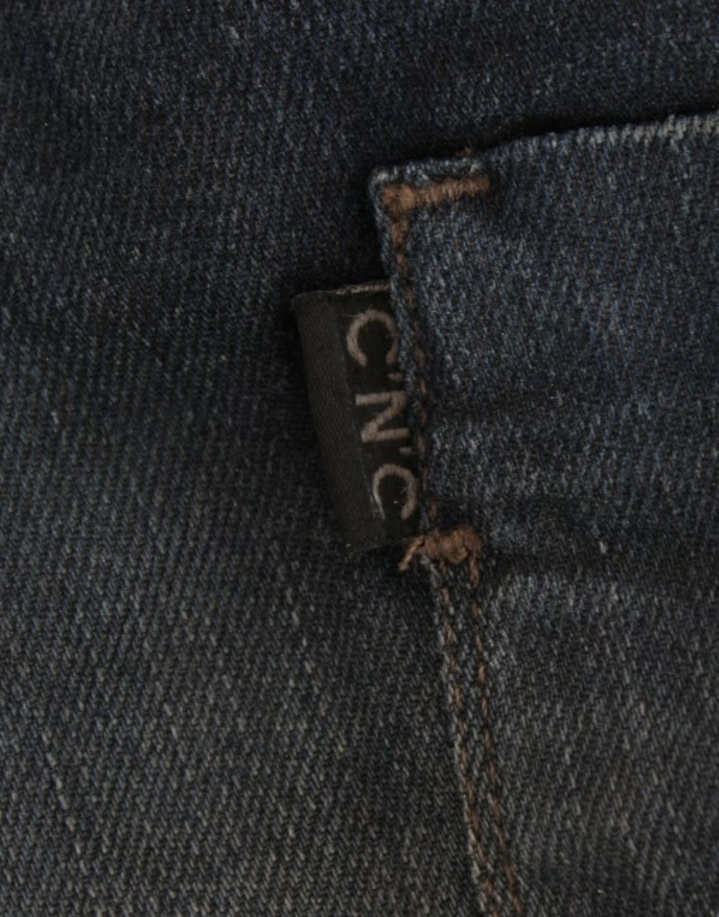 Costume National Blaue Jeans mit dünnem Bein