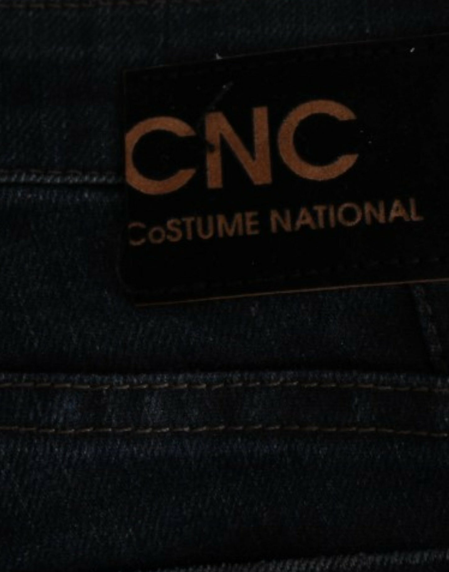 Costume National Blaue Jeans mit dünnem Bein