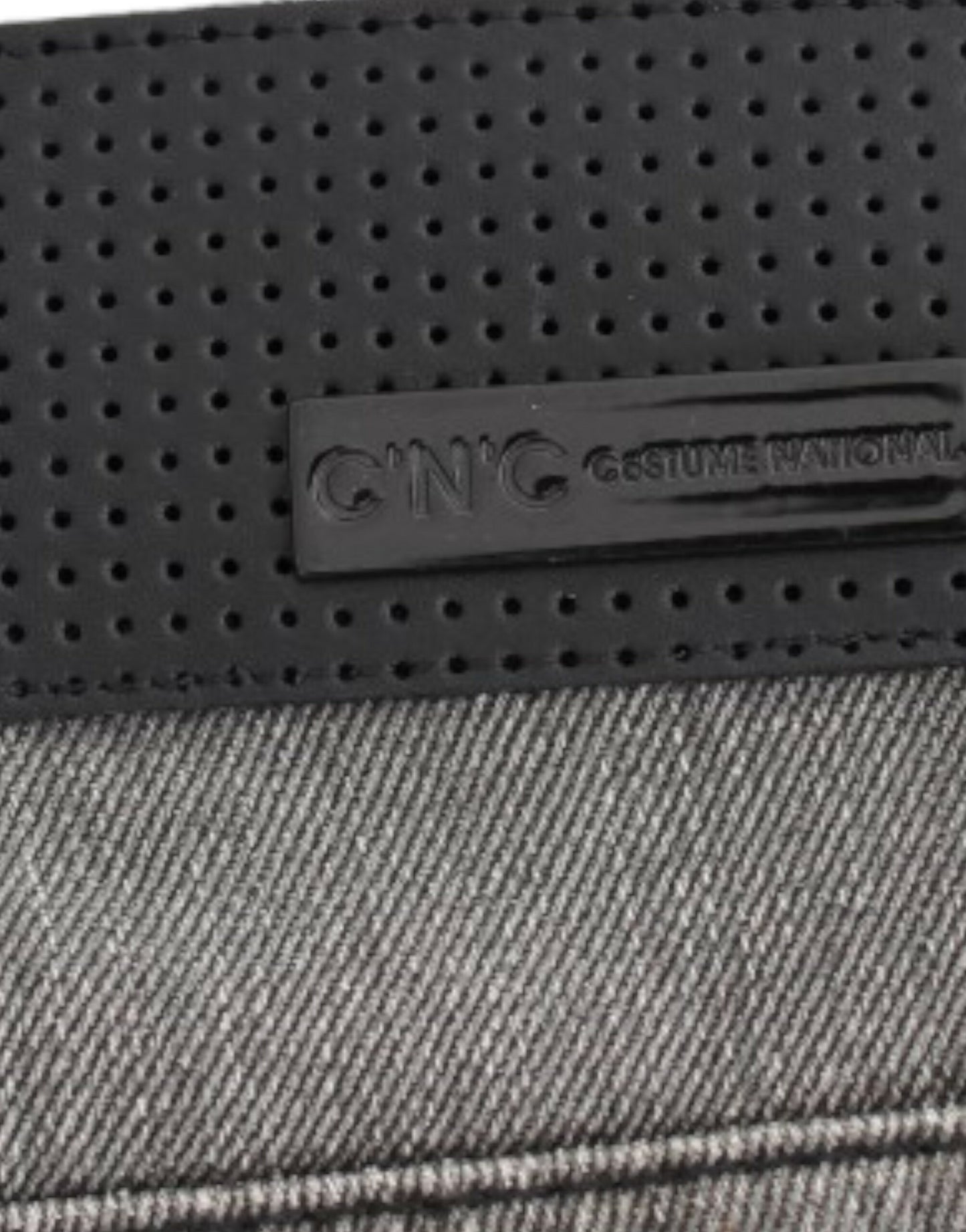 Costume National Graue Jeans mit geradem Bein